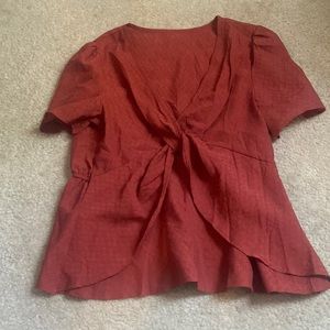 Brand new shein burnt orange shirt